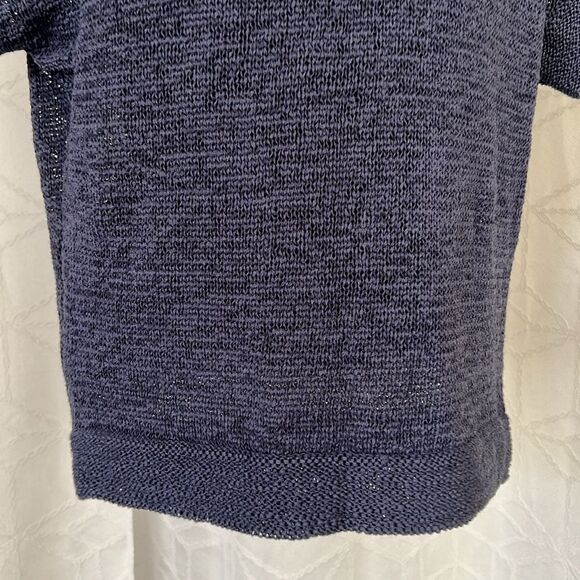 WD.NY Loose Knit Short Sleeve Top Sweater - Picture 4 of 8